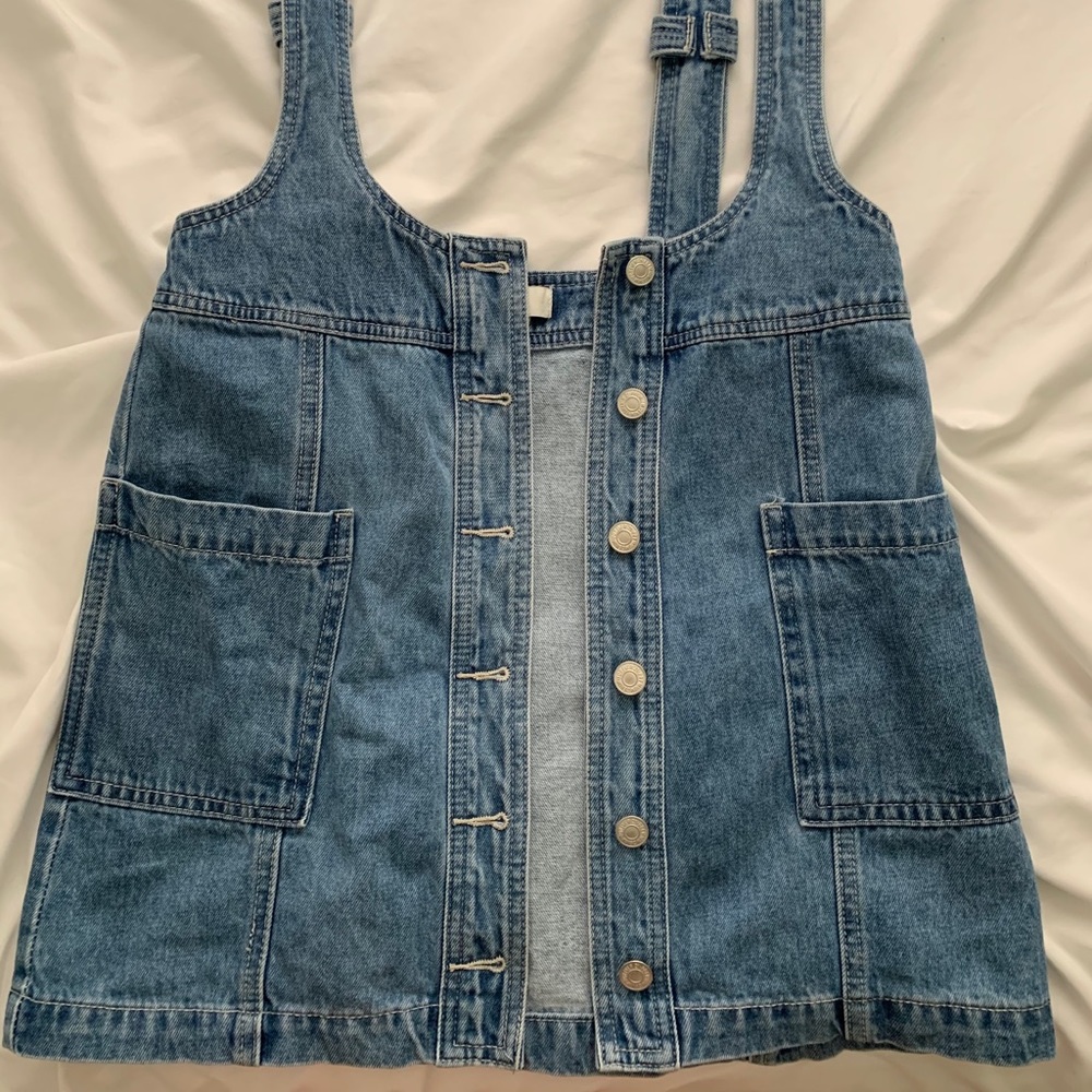 Jean jumper skirt